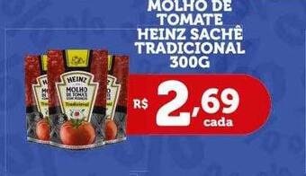 Bahamas Supermercados Molho de tomate heinz sachê tradicional oferta