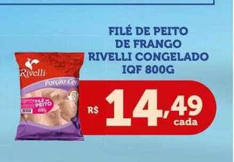 Bahamas Supermercados Filé de peito de frango rivelli congelado oferta