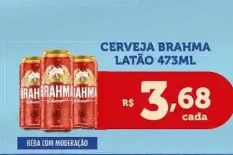 Bahamas Supermercados Cerveja brahma latão oferta
