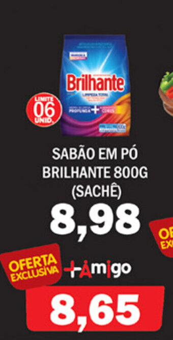 Sabao em po Brilhante 800g