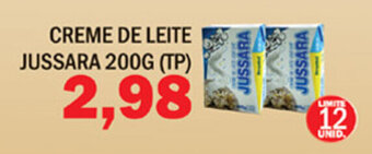 Supermercados Mendonça Creme de Leite Jussara TP 200g oferta