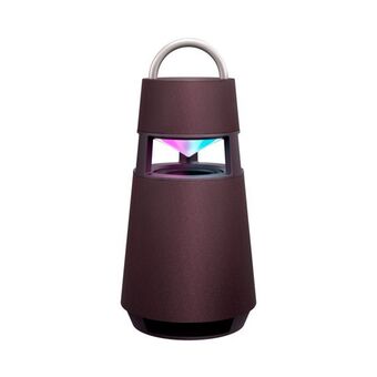 Caixa de som lg xboom omnidirecional 360°, 120 w, bateria de até 10 horas | malbec