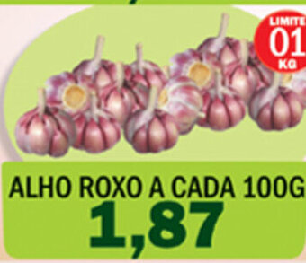 Supermercados Mendonça Alho Roxo a cada 100g oferta
