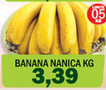 Supermercados Mendonça Banana Nanica 1kg oferta