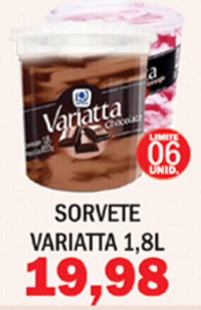Sorvete Variatta 1.8L