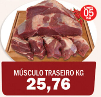 Supermercados Mendonça Musculo Traseiro 1kg oferta