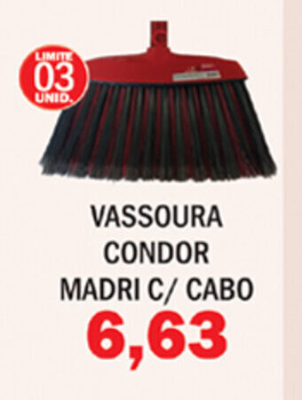 Supermercados Mendonça Vassoura Condor Madri c/ cabo oferta
