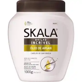 Atacadão Creme para tratamento de cabelos óleo de argan pote 1kg - skala oferta