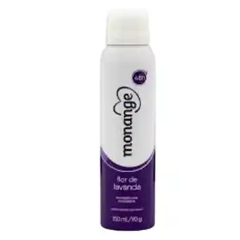 Supermercado Precito Desodorante aerossol antitranspirante feminino monange flor de lavanda 150ml oferta