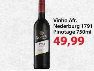 Chama Supermercados Vinho afr. nederburg 1791 pinotage oferta