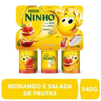 Verona Supermercados Iogurte ninho polpa 540g trisabor oferta