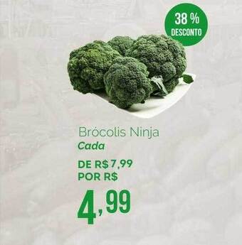 Oba Hortifruti Brócolis ninja 38% desconto oferta