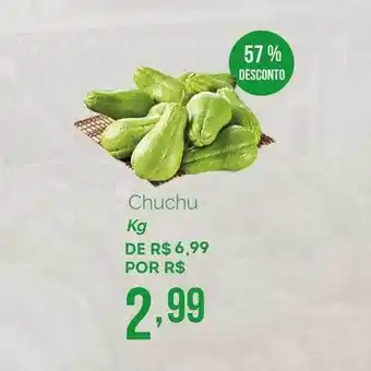 Oba Hortifruti Chuchu 57% desconto oferta