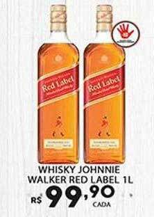 Supermercado Porecatu Whisky johnnie walker red label oferta