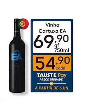 Supermercados Tauste Vinho cartuxa ea oferta