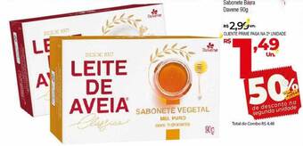 Brasão Supermercados Sabonete barra davene 50% de desconto na segunda unidade oferta