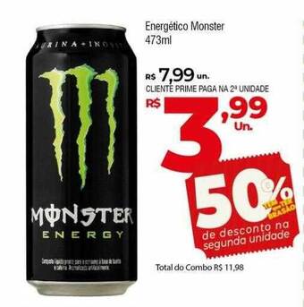 Brasão Supermercados Energético monster oferta