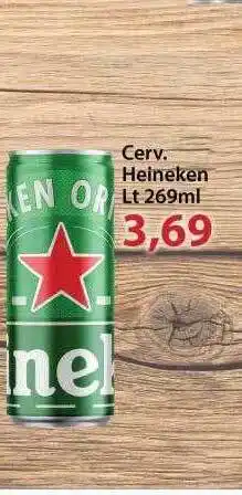Chama Supermercados Cerv. heineken lt oferta