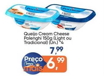 Imec Supermercados Queijo cream cheese polenghi oferta
