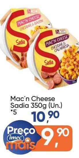 Imec Supermercados Mac'n cheese sadia oferta