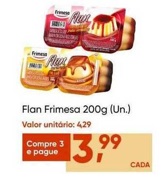 Imec Supermercados Flan frimesa oferta