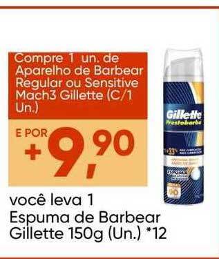 Imec Supermercados Espuma de barbear gillette oferta