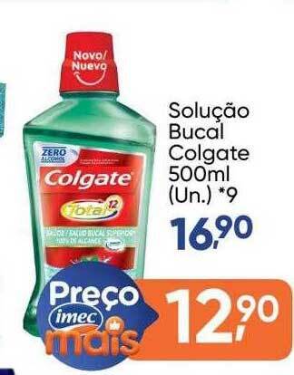 Imec Supermercados Solução bucal colgate oferta