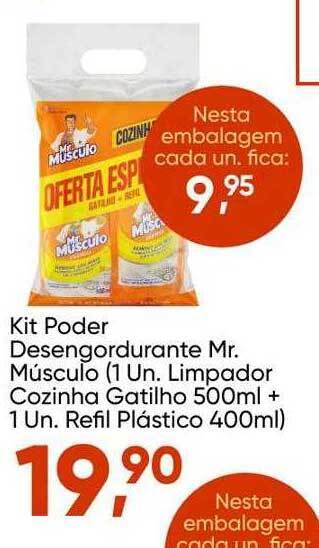 Imec Supermercados Kit poder desengordurante mr. musculo oferta