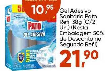 Imec Supermercados Gel adesivo sanitario pato refil oferta