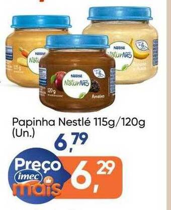 Imec Supermercados Papinha nestlé oferta