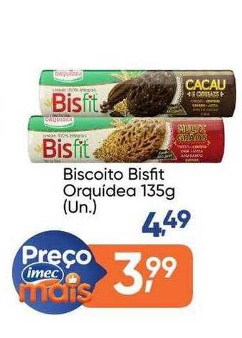Imec Supermercados Biscoito bisfit orquidea oferta