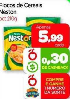 Nordestão Flocos de cereais neston oferta