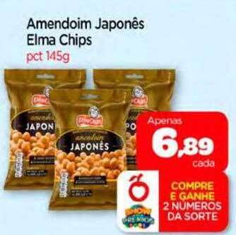 Amendoim japonês elma chips pct