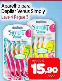 Aparelho para depilar venus simply