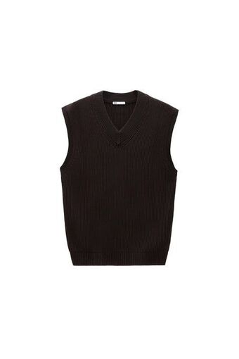 ZARA Colete de tricô oferta