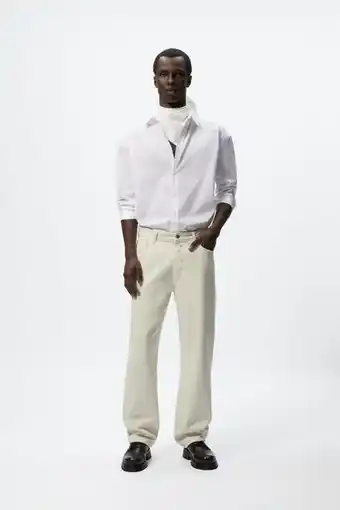 ZARA Camisa de popelina oferta