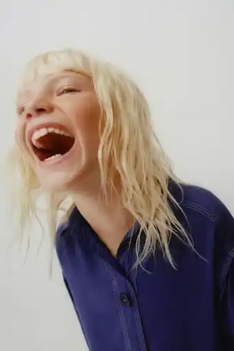 ZARA Vestido cargo com pespontos limited edition oferta