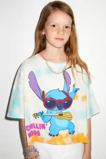 ZARA Camiseta tie dye lilo & stitch © disney oferta