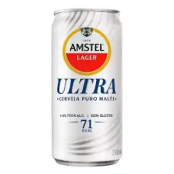 Asun Cerveja amstel ultra 269ml oferta