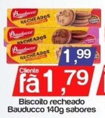 Biscoito Recheado Bauducco 140g sabores