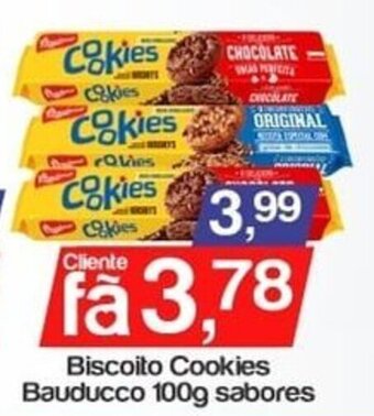 Supermercados Gricki Biscoito Cookies Bauducco 100g sabores oferta