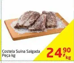 Costela suína salgada peça kg