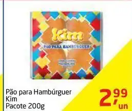 Tenda Atacado Pão para hambúrguer kim pacote 200g oferta