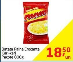 Batata palha crocante kari-kari pacote 800g