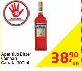 Aperitivo bitter campari garrafa 900ml
