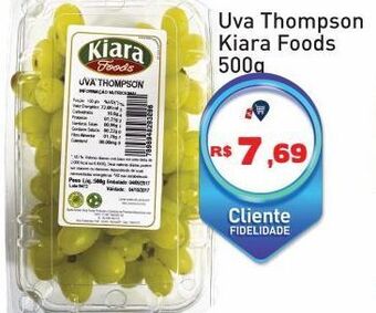 Tonin Superatacado Uva thompson kiara foods 500g oferta