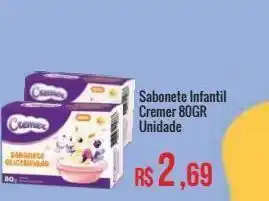 Mart Minas Sabonete infantil cremer 80gr unidade oferta