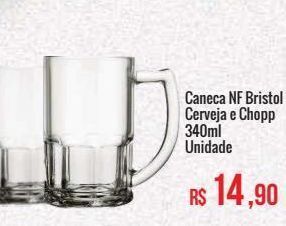 Mart Minas Caneca nf bristol cerveja e chopp 340ml unidade oferta