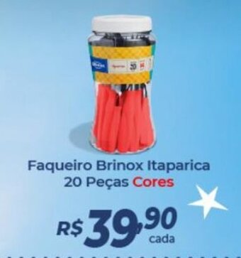Atakarejo Faqueiro Brinox Itaparica 20 pecas cores oferta