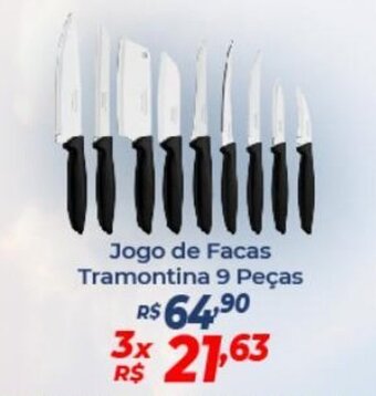 Jogo de Facas Tramontina 9 pecas
